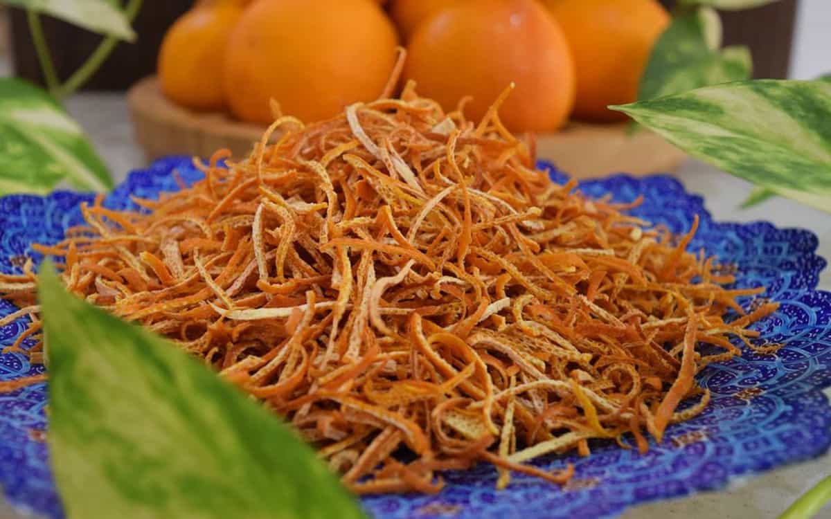 پوست پرتقال خشک بوکاژ در غذا و خورشت